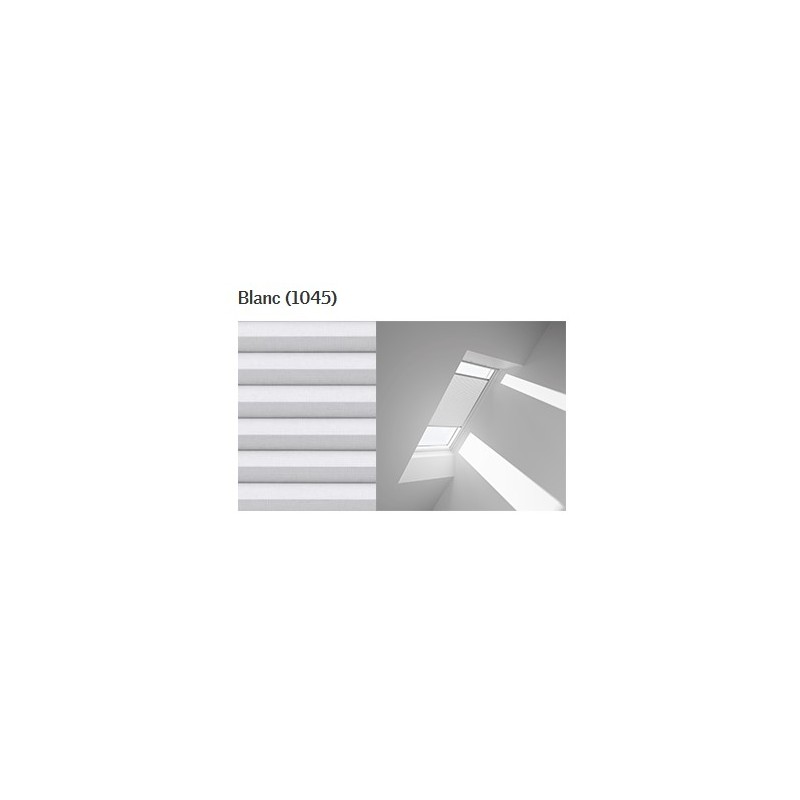 Store isolant et occultant Velux FHC avec profilés aluminium brossé