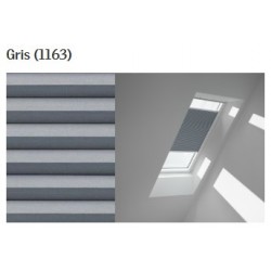 Store isolant et occultant Velux FHC avec profilés aluminium brossé