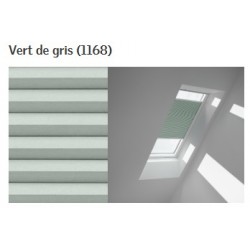 Store isolant et occultant Velux FHC avec profilés aluminium brossé