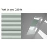 Store isolant et occultant Velux FHC avec profilés aluminium brossé