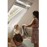 Moustiquaire Velux ZIL 0000SWL avec profilés et coffre en alu blanc