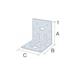 Equerre d'assemblage renforcée Simpson ER