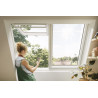 Verrière atelier 2 en 1 Projection Manuelle Velux GPLS 2076 Confort Whitefinish