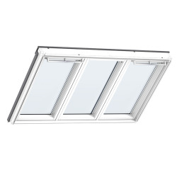 Verrière atelier 3 en 1 motorisée solaire Velux GGLS 207630