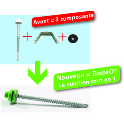 Vis SFS RODEO KASKINOX sur panne bois