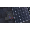 Passe câbles pour panneaux solaires photovoltaïque noir Ubbink