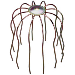 Crapaudine pour descente de gouttière de diamètre 80 ou 100mm