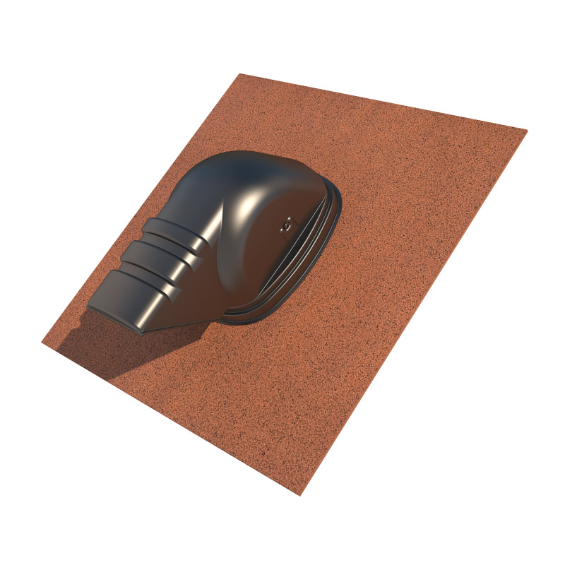 Passe câbles pour panneaux solaires thermique Ocre Ubbink pente 15°-55°