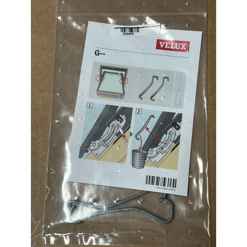 Lame de ressort Frein de Pivot pour fenêtre Velux à rotation Version 22