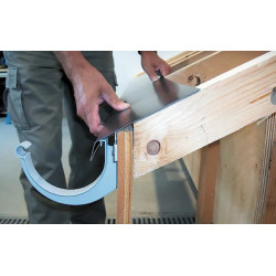 Pliage Larmier de Bas de Pente pour tous types de couverture (Tuiles, Bac Acier, Tôles ondulées...)