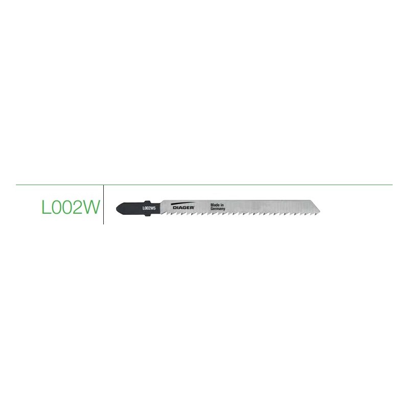 Lame de scie sauteuse bois / plastique  DIAGER L002WS